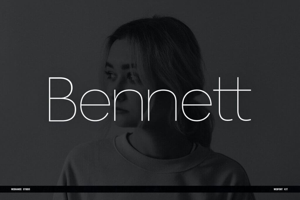 Bennett Display Font