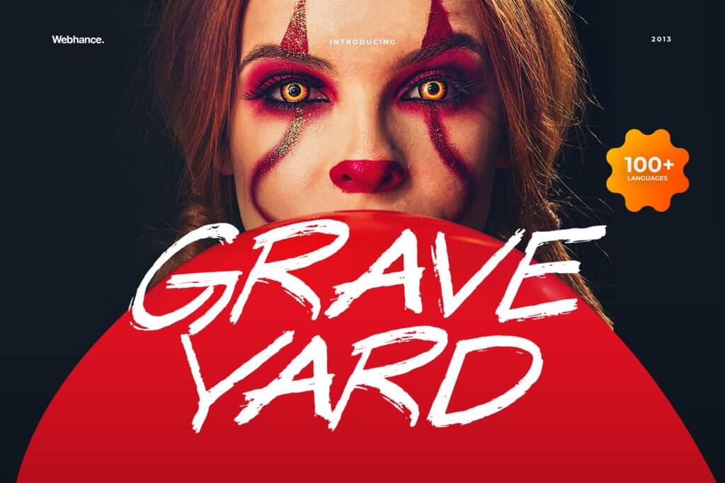 Graveyard Handwritten Display Font