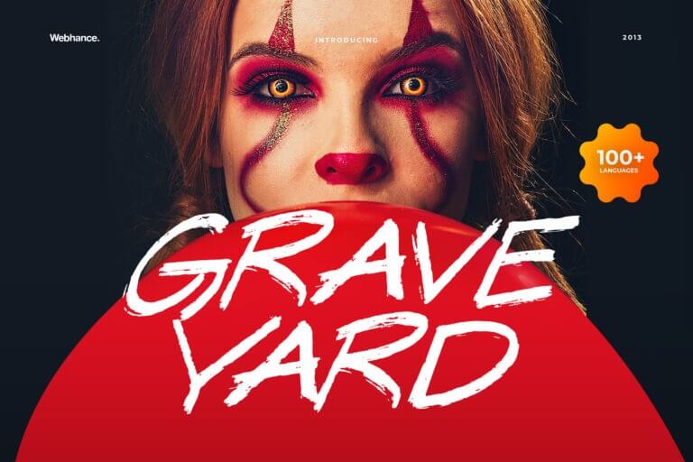 Graveyard Handwritten Display Font